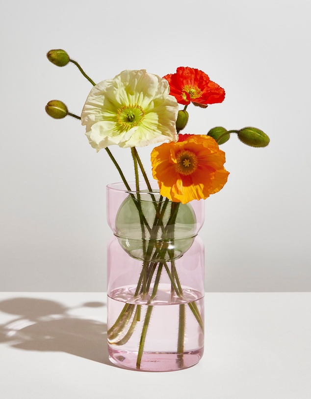 Fazeek - Balance Vase - Pink and Green