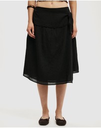 Cotton On - Gracie Wrap Midi Skirt