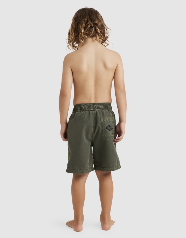 Billabong - Boys 0 7 All Day Overdye Layback Boardshorts 13
