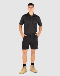 UNIT Workwear - UNIT Flexlite Mens Lightweight Cargo Shorts