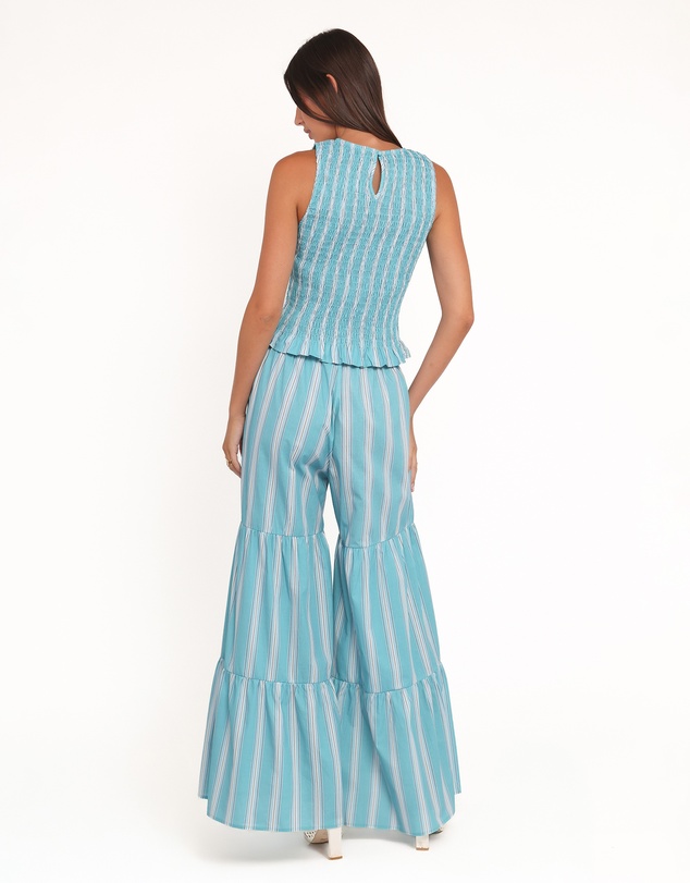 Petal & Pup - Tilly Pant Set - Blue Stripe