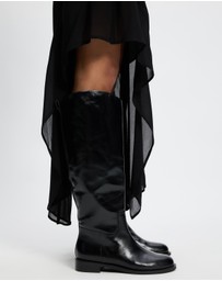 AERE - Knee High Leather Riding Boots