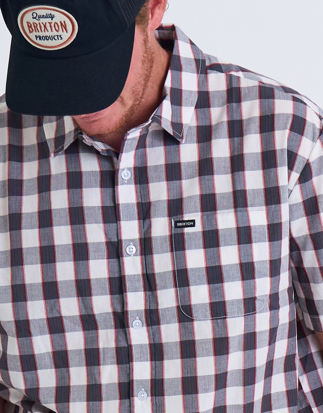 Brixton - Cru Plaid Short Sleeve Woven