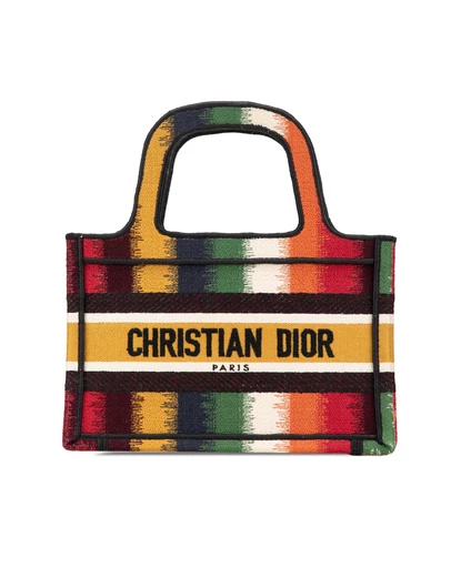 Pre-Loved by Azura Reborn - Pre-Loved dior Dior Book Tote Multicolor Striped