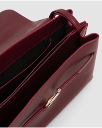 By Far - Cora Sour Cherry Lamb Nappa Leather Bag