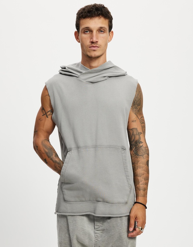 Surrounded By Ghosts - The Anandite French Terry Sleeveless Hoodie