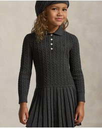 Polo Ralph Lauren - Mini-Cable Polo Sweater Dress - Babies-Kids