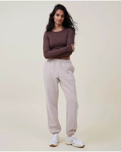Cotton On Body Active - PLUSH BOYFRIEND JOGGER