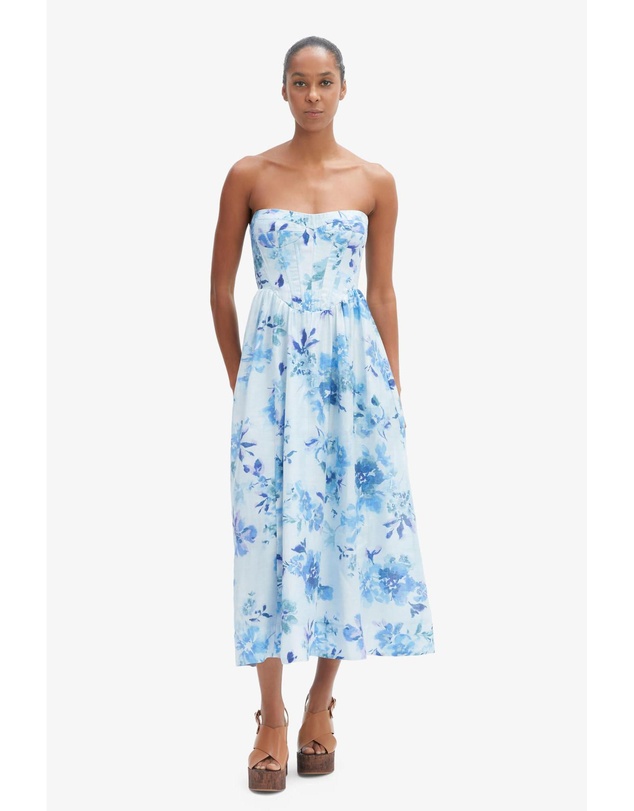 Bardot - Lola Corset Midi Dress