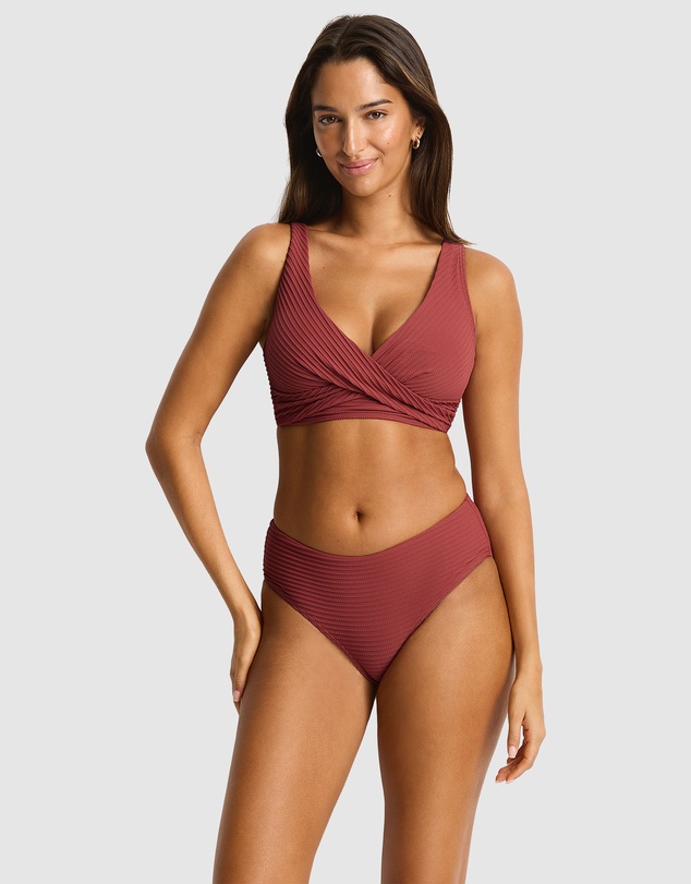 Sea Level Australia - Spinnaker Cross Front Multifit Bra Top