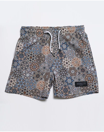 Vacancy Co - Kaleidoscope Swim Short - Youth