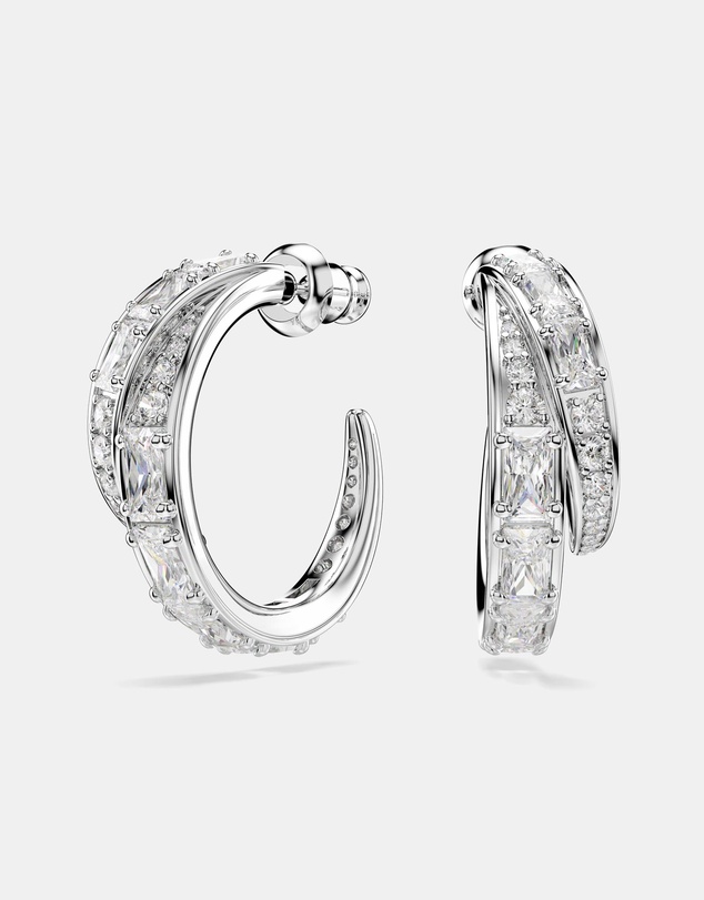 Swarovski - Vienna:Pe S Hoops White/Rhs