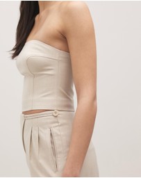 Minima Esenciales - Rhea Strapless Top