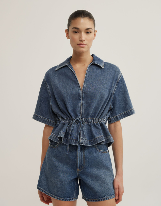 Witchery - Bow Denim Shirt