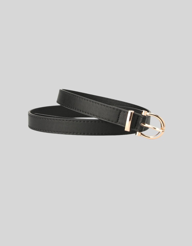 KAJA Clothing - Needle Buckle Belt - Black