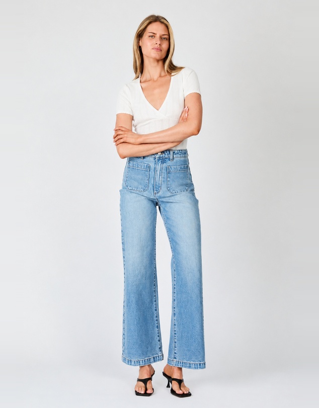 Rolla's - Sailor Long Cinch Lennon Blue