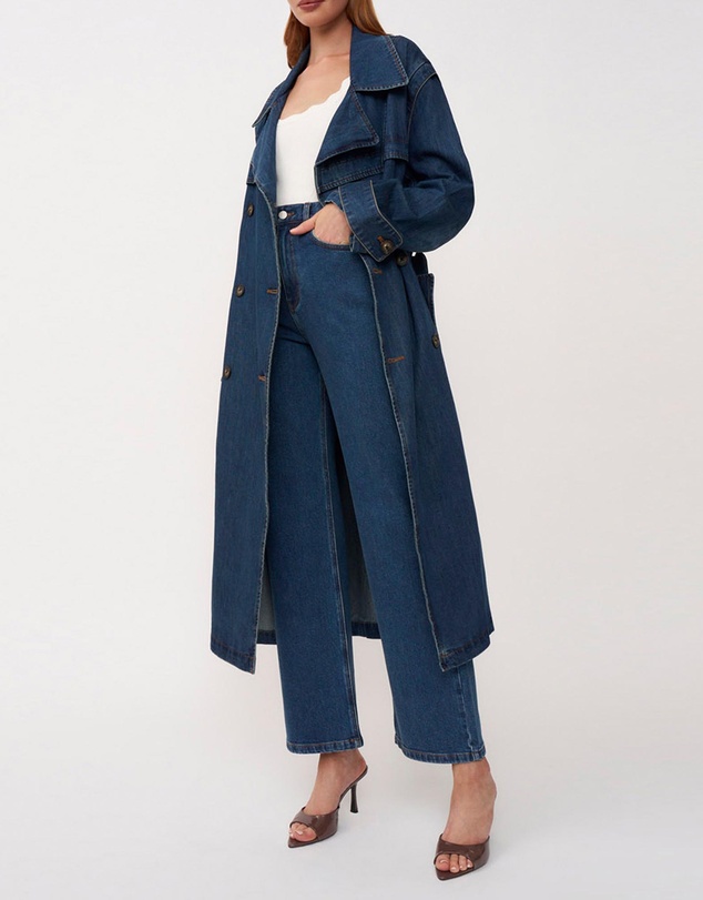 BY JOHNNY. - The Astrid Denim Trench
