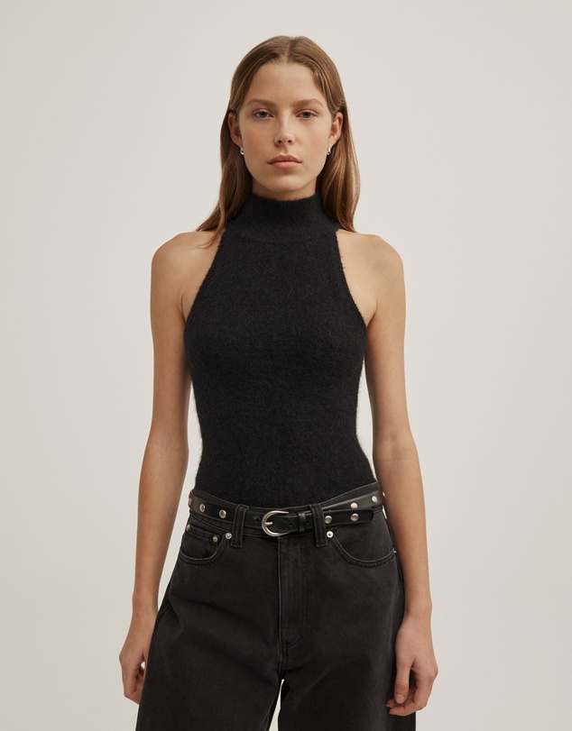 Witchery - Fluffy High Neck Tank