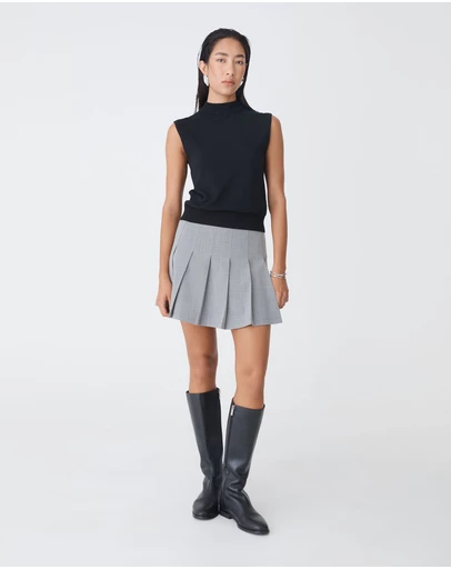 Forcast - Kris Pleated Mini Skirt