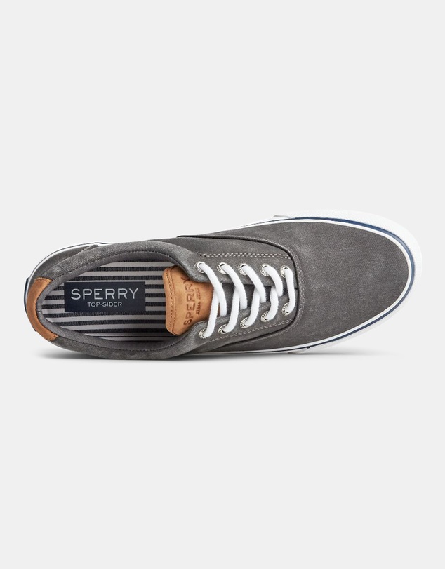 Sperry - Striper II Canvas Medium Black- Men's