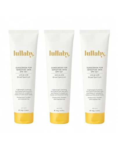 Lullaby Skincare - Lullaby Sensitive Skin Sunscreen SPF 50+ Family Bundle