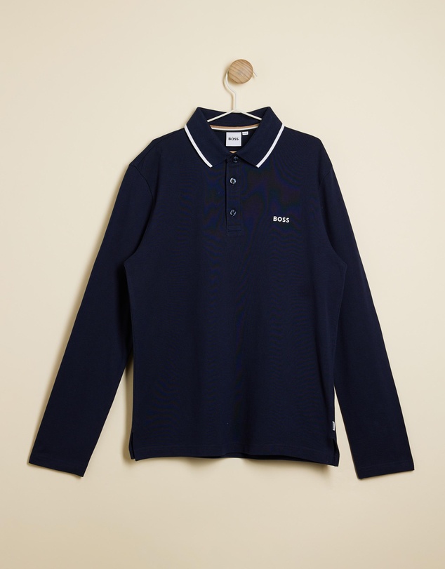 BOSS - Long Sleeve Polo - Kids-Teens