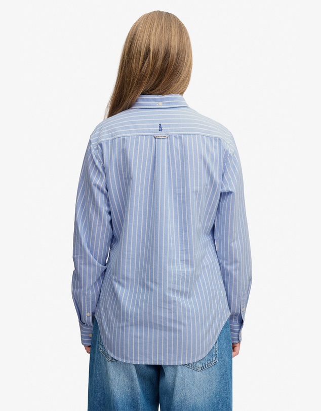 Superdry - Slim Oxford Button Down Long Sleeve Shirt