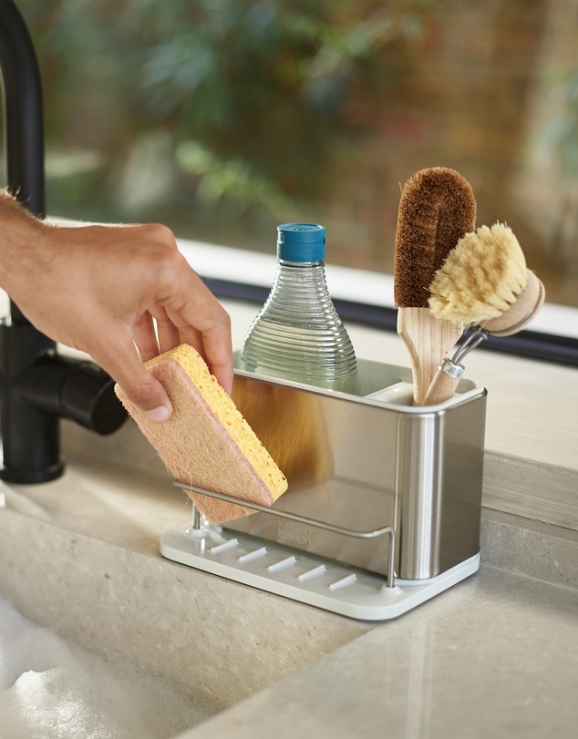 Joseph Joseph - Surface™ Stainless Steel Sink Tidy (Stone)