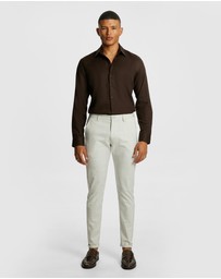 yd. - Nightfall Cotton Herringbone Regular Fit Shirt