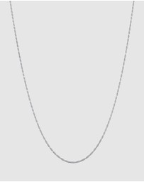 Kuzzoi - ICONIC EXCLUSIVE - Necklace Men Cord Basic Twisted in 925 Sterling Silver