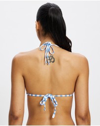 & Other Stories - Ribbed Triangle Bikini Top