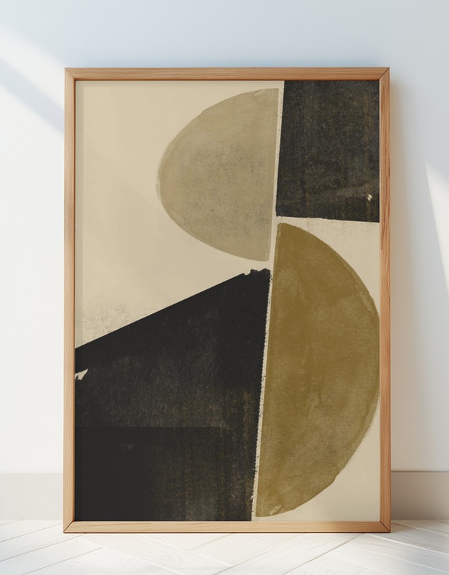 Olive et Oriel - Interaction Balance No.2 by The Miuus Studio Art Print