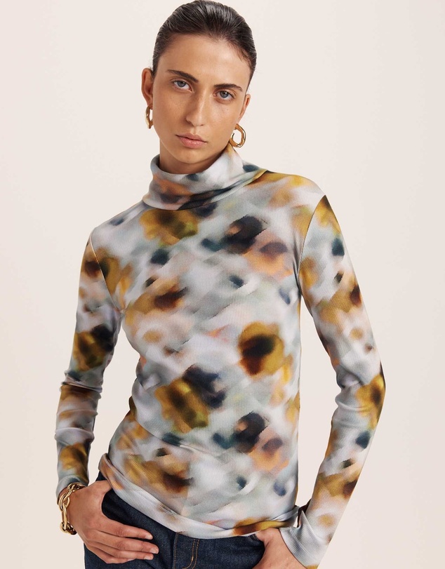 SABA - Shadow Emilie Floral Long Sleeve Top