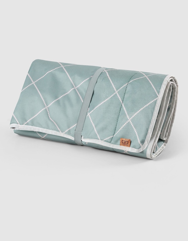 Monbento - Monbento Waterproof Picnic Blanket for Outdoor Meals - Green Natural