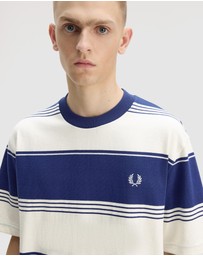 Fred Perry - Heavyweight Striped T-Shirt