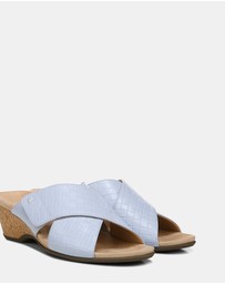Vionic - Leticia Wedge Sandal - Blue Haze
