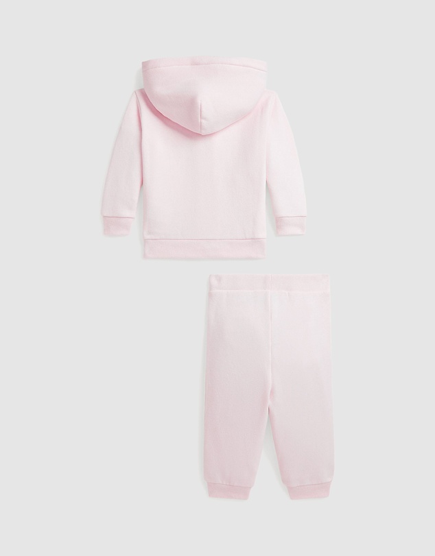 Polo Ralph Lauren - Fleece Full-Zip Hoodie & Jogger Pants Set - Babies