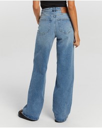 ONLY - Juicy High Waisted Wide Leg Jeans