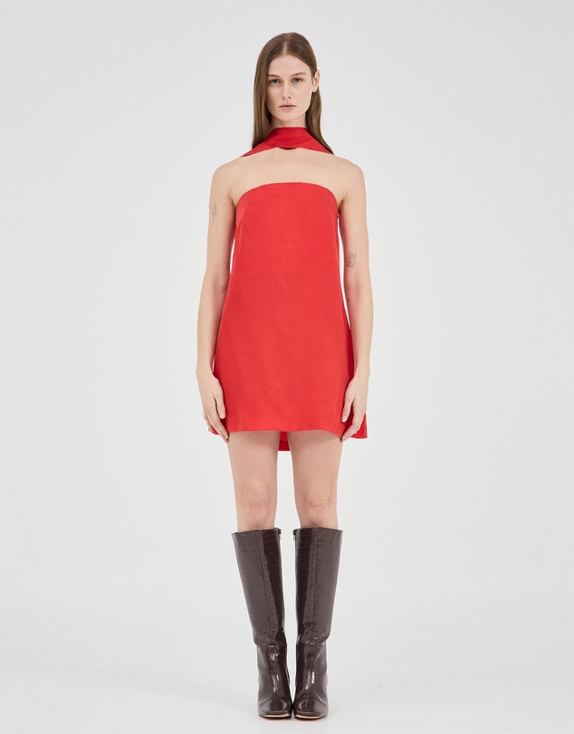 FRIEND of AUDREY - The Cupro Mini Dress