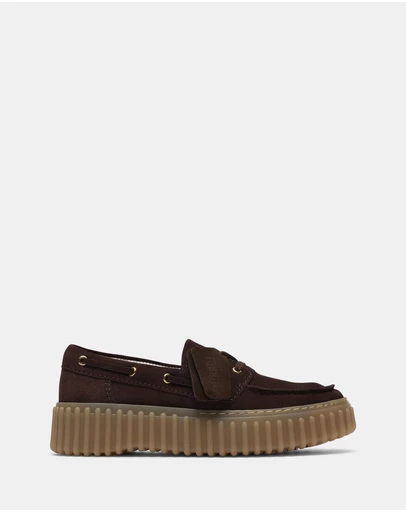 Clarks - Torhill Boat Dark Brown