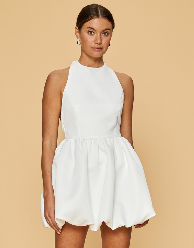 open lace back dress Martie Mini Dress Navy