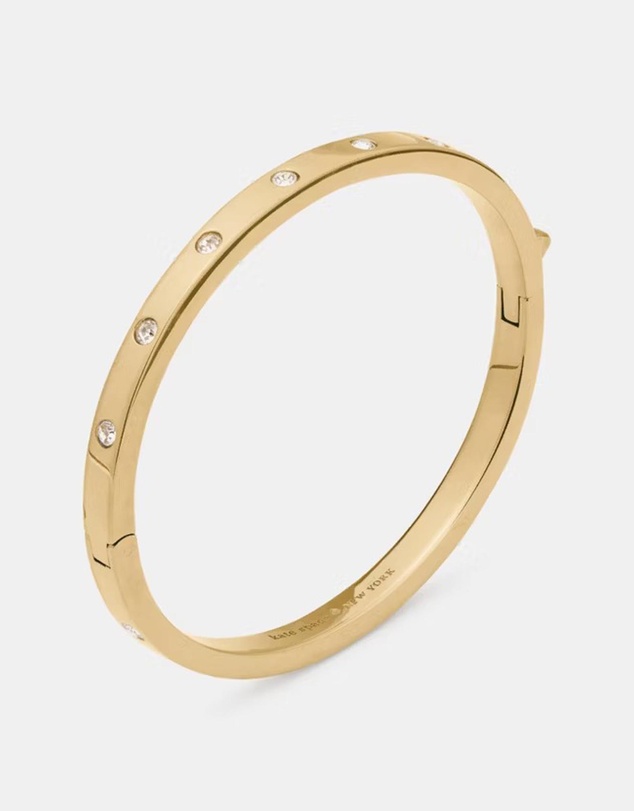 Kate Spade - Metal Stone Hinged Bangle