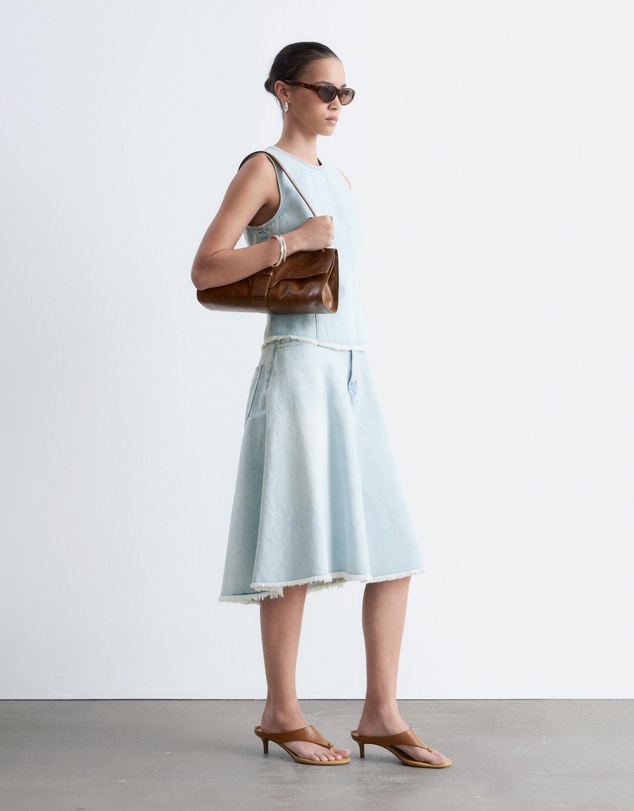 & Other Stories - Raw-Edge Denim Top