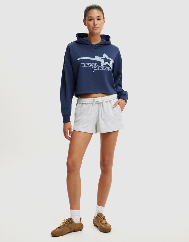 Cotton On - Cropped Oversized Hoodie