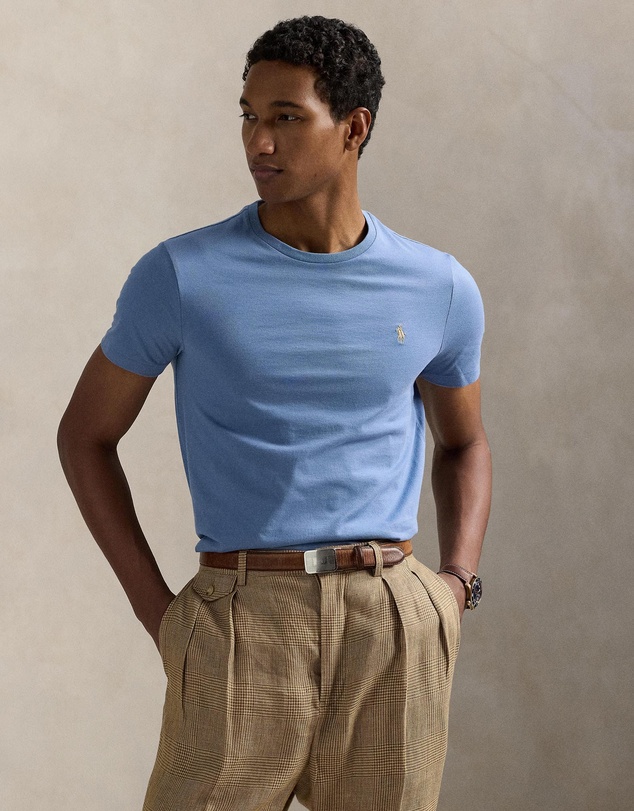Polo Ralph Lauren - ICONIC EXCLUSIVE - Custom Slim Fit Jersey Crewneck T-shirt