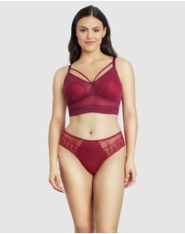 Parfait - Mia Dot Longline Padded Lace Bralette