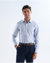 3 Wise Men - 3 Wise Men Whitmore Blue Print Shirt