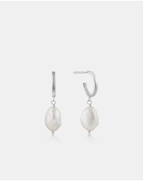 Ania Haie - Pearl Mini Hoop Earrings