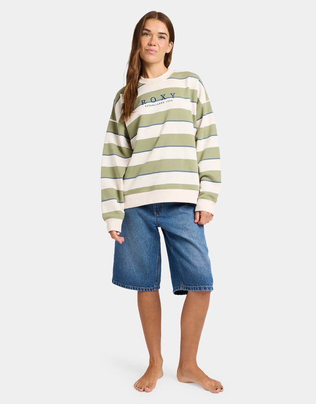 Roxy - Womens Strictly Stripe Crew Neck