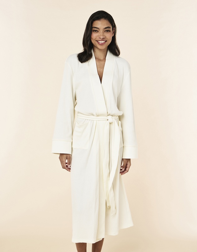 Papinelle - Claire Soft Cotton Waffle Maxi Robe